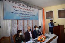 Dr L. Musango, WHO Representative in Mauritius highlighting: “We need to address the increasing demand for mental health services, especially with the COVID-19 pandemic and work towards reducing stigmatization associated to mental health, discrimination and human rights issues”