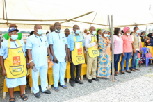 Health workers_vaccinators at the 2nd round nOPV flag-off campaign in Osun State.