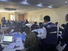 Simulation exercise during the SURGE training in Botswana