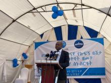 Ethiopia kicks off a nationwide integrated measles vaccination campaign targeting over 15.5 million children