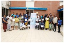 ECAMM Participants posing for a photo with the WHO and MoH team