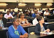 Quelques participants à la formation sur le renforcement des capacités de diagnostic de laboratoire des maladies émergentes et réémergentes en Afrique