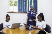 Dr Muchaneta Mugabe, Tanatswa Chiura and Shirley Baloyi 