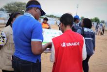 UN Namibia joint visit to the Epandulo Informal Settlement in Windhoek as part of the Social Transformation Pillar 