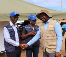 UN Namibia joint visit to the Epandulo Informal Settlement in Windhoek as part of the Social Transformation Pillar 