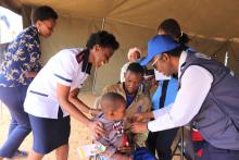 UN Namibia joint visit to the Epandulo Informal Settlement in Windhoek as part of the Social Transformation Pillar 