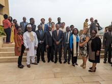 Senior representatives from WHO, the Ministry of Health, and experts gather for a group photo following the JEE inauguration