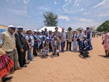 WHO with partners including the Secretary of State for Public Health during polio campaign launch