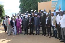 Delegates posing for a group photo