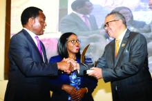 Dr Tedros receives CPHIA Lifetime Achievement Award