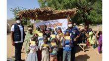 Children at Gagarawa LGA showing their cards after receiving the MenFive Vaccine Photo Credit Ayodamola Owoseye