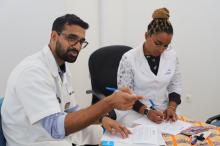 Dr Muhamad Ismael e Dra Luzmira Dimande, médicos especialistas da gastroenterologia do HCM em entrevista sobre as Hepatites virais na sua enfermaria