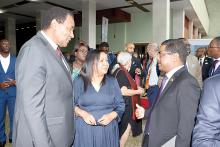 Moments d’échanges et de convivialité entre les participants  à la Conférence ministérielle sur le paludisme, à Yaoundé.