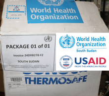 South Sudan received polymerase chain reaction (PCR) testing kits to aid mpox detection