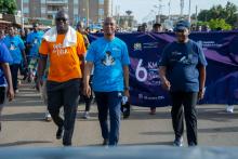 6 Kilomètres de marche sportive “Walk the Talk” à Parakou  Plus 500 personnes ont relevé le défi en faveur de la santé