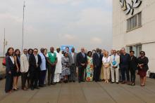 The WHO team meeting diplomatic corps, health development partners, and United Nations agencies in Uganda 