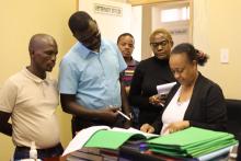 The team also visited the Veterinary Services where they shown important documents guiding the operations at the centre