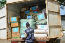 WHO donation of supplies and medicines to MOH