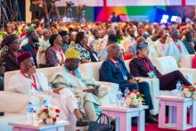 The WR Dr Walter Kazadi Mulombo, and other dignitaries at the event 