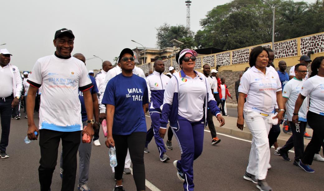 Walk the talk, Brazzaville, Congo - August 2019