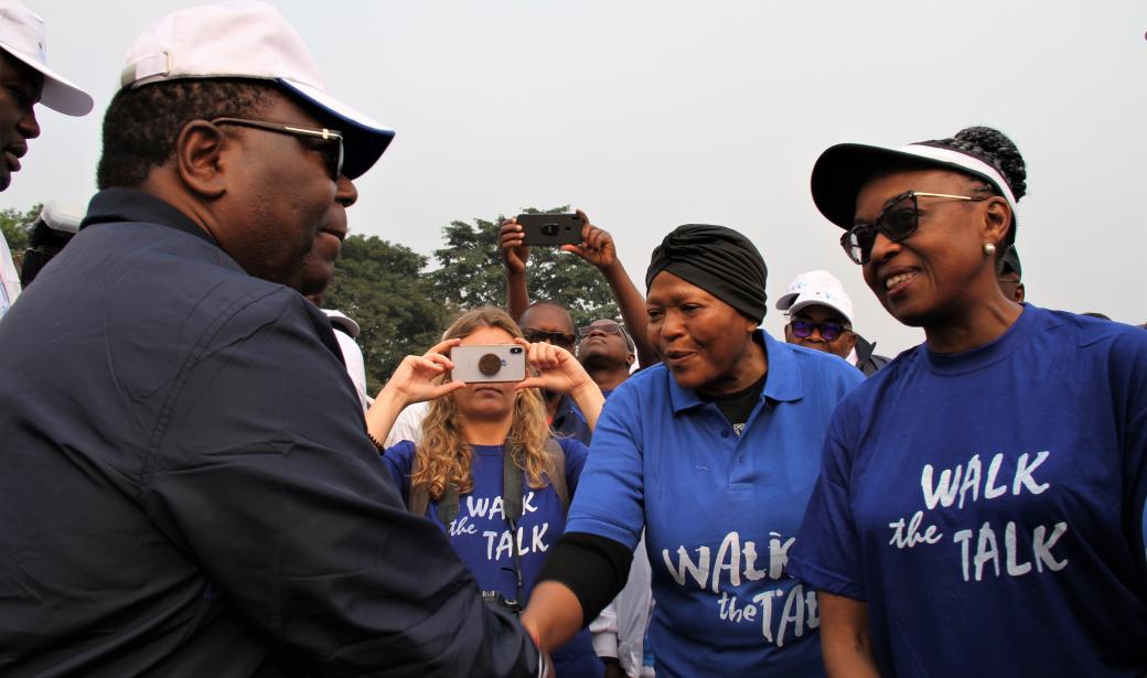 Walk the talk, Brazzaville, Congo - August 2019