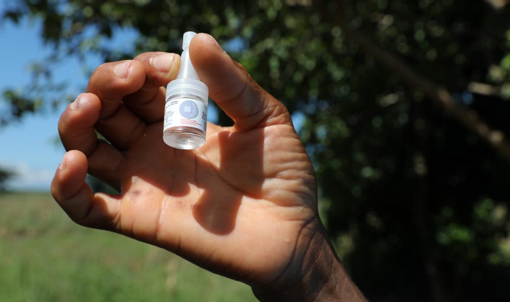 Polio vaccine during the first round of the vaccination campaing taking place in Malawi (March 21st-26th)