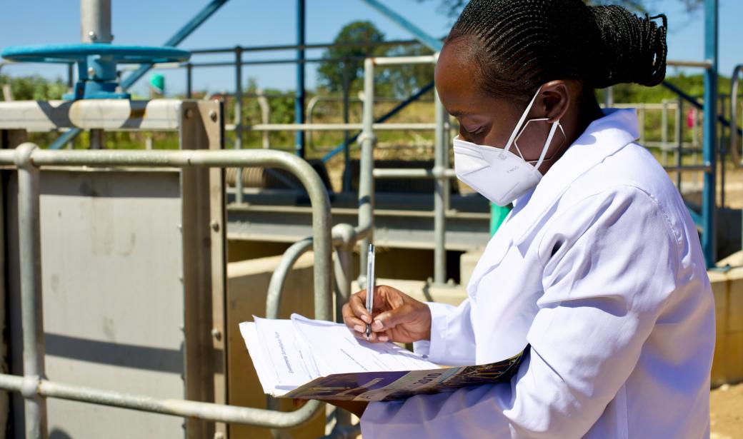 A sewage plant, surveillance and polio fight in Zambia