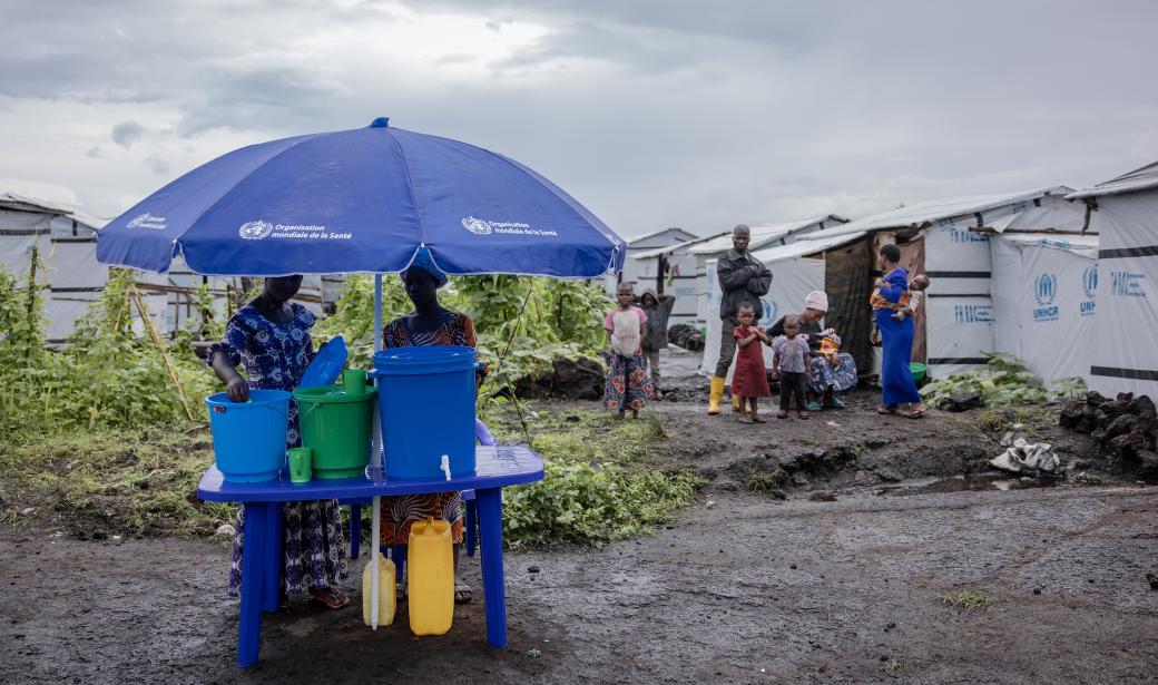 Halting cholera in Democratic Republic of Congo displacement site