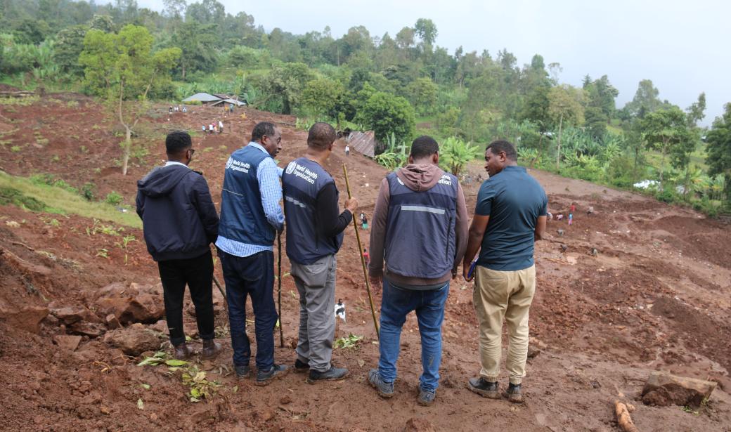 WHO's Swift Action in Ethiopia's Landslide Aftermath at South Ethiopia Region