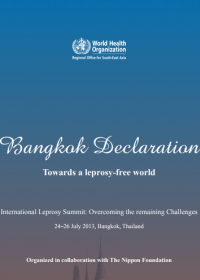 Bangkok Declaration: Towards a leprosy-free world 