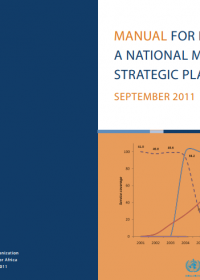  Manual for Developing a National Malaria Strategic Plan