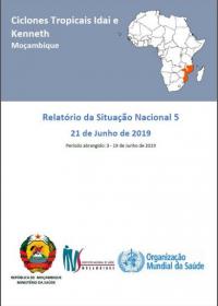 Ciclones Tropicais Idai e Kenneth - Relatório da Situação Nacional 5