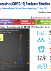 Liberia Coronavirus (COVID-19) Pandemic Situation Report; No. 546