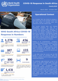 COVID-19 Response in South Africa - Country brief