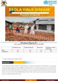 Ebola Virus Disease in Uganda SitRep - 45