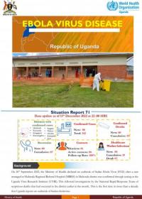 Ebola Virus Disease in Uganda SitRep - 71