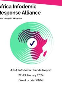 AIRA Infodemic Trends Report 22-29 January (Weekly Brief #104 of 2024)