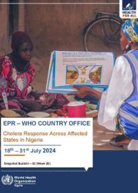 WHO Nigeria Cholera Snapshot Bulletin (Week 30)