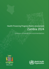 Health Financing Progress Matrix Report for Zambia 