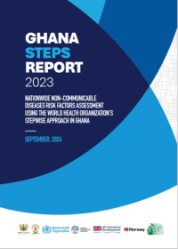 Cover page of Ghana STEPS Report 2023